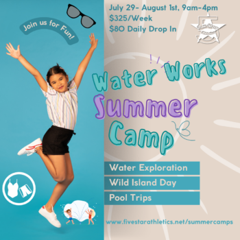 Blue Beige Professional Kids Summer Camp Instagram Post