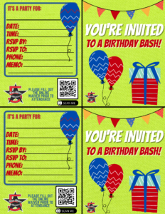Five Star Birthday Bash Invite Five Star Birthday Bash Invite, Reno, NV