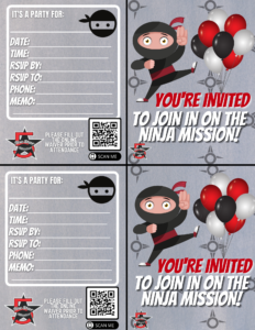 Five Star Ninja Invite Five Star Ninja Invite, Reno, NV